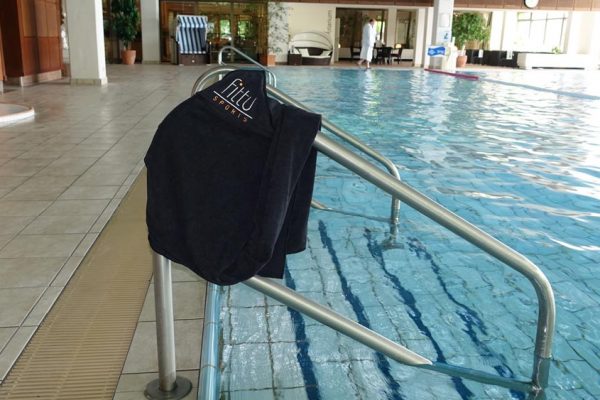 Fittus im Schwimmbad